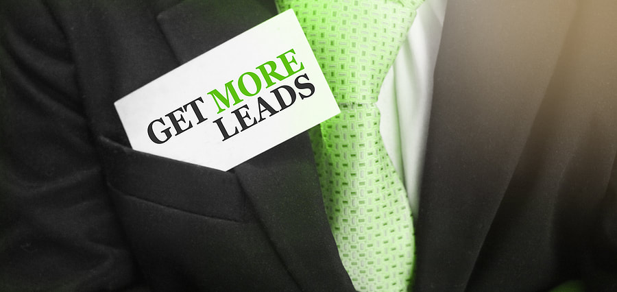 An employee at Norwalk Local Lead Generation carries a GET MORE LEADS card.